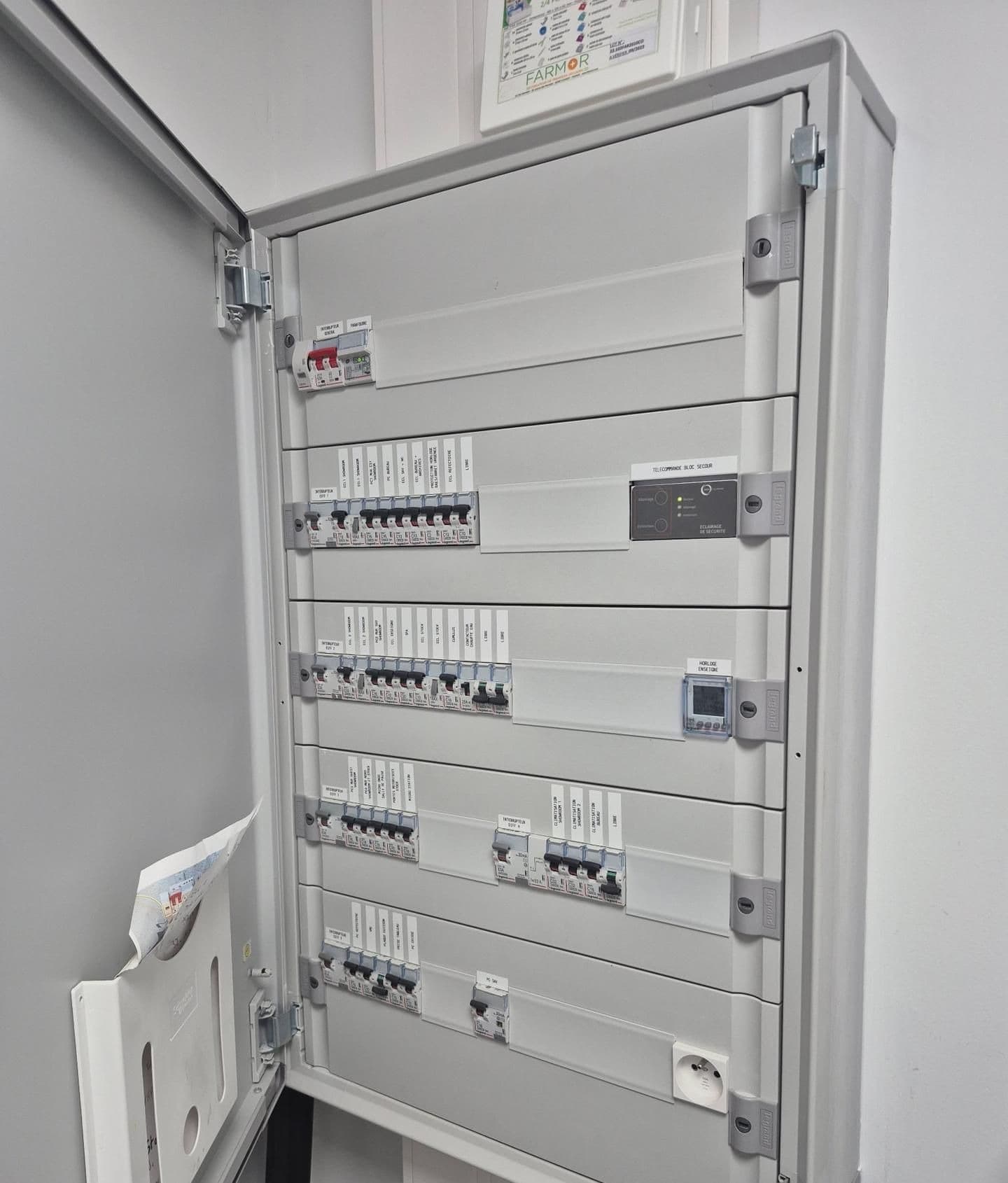 Tableau électrique installé par LH Elec